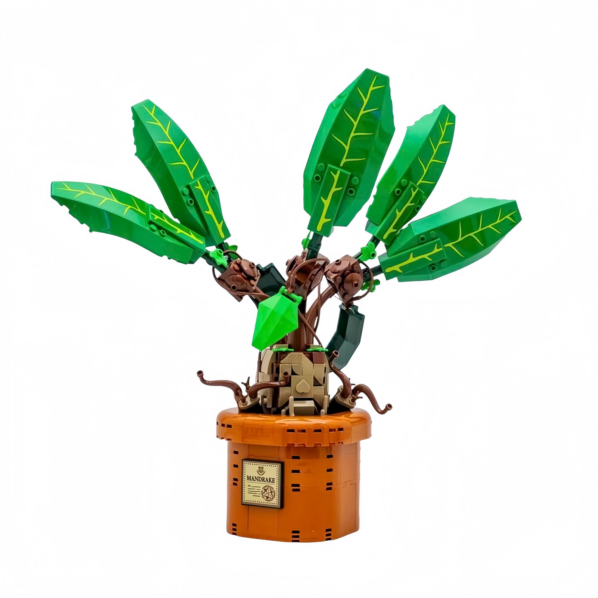 

Magical Biological Toys Innovative Mandrake Plant Building Blocks Model Bricks Magic Model Christmas Birthday Gifts NO Original BOX