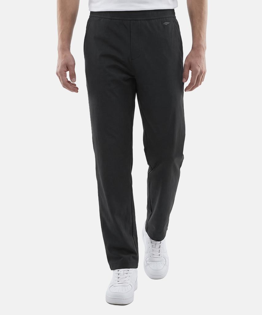 Baellob Plain Comfortable Tapered Pants Charcoal