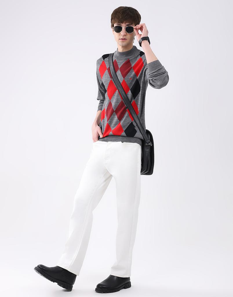 Monte Carlo Men's Mock Neck Full Sleeve Pullover