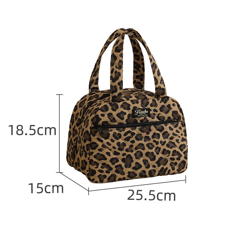 Bolsa para Lonchera de Gran Capacidad Portátil de Mano Aislada para Viajes Diarios y Comidas Escolares