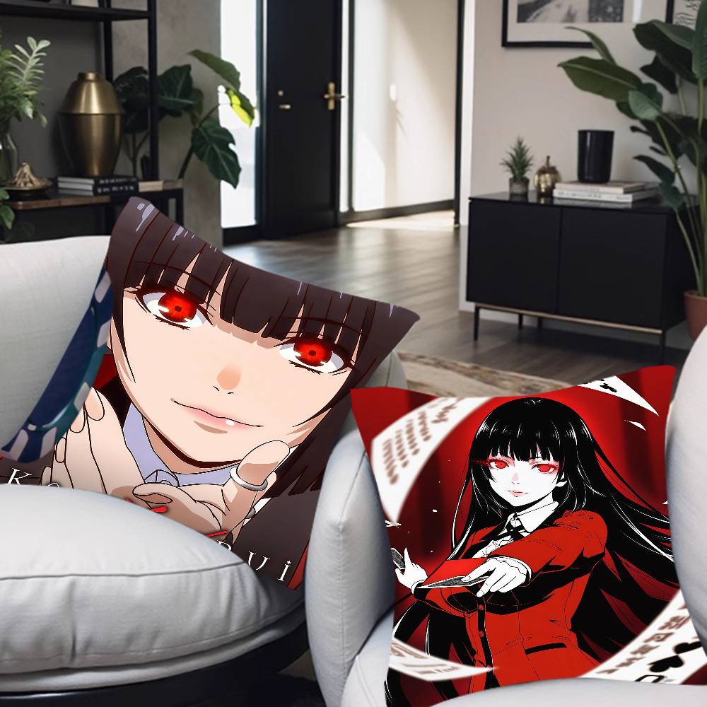 Anime Kakegurui Jabami Yumeko Pillow Anime Pillow Sofa Bed Head Pillow Cover Cushion Cover Fashion