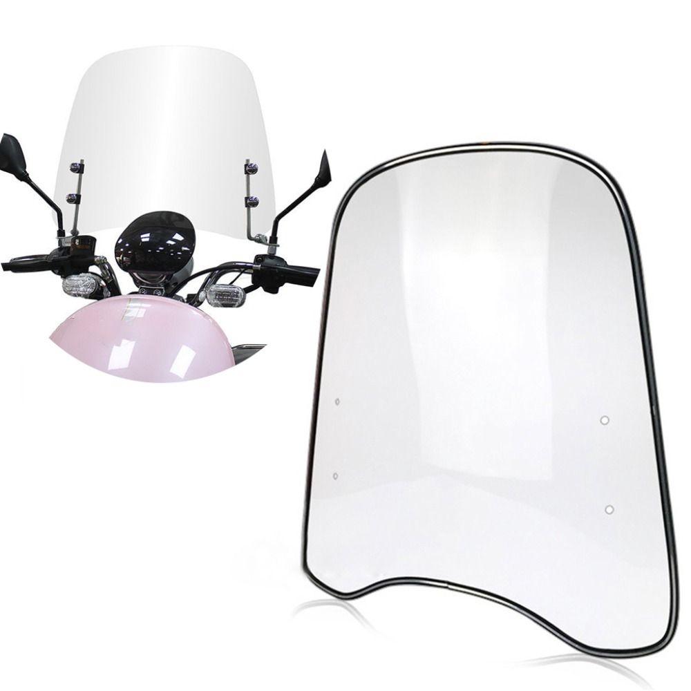 Universal Motorcycle Windshield PC Motorcycle Wind Deflector Motocycle Extension Spoiler