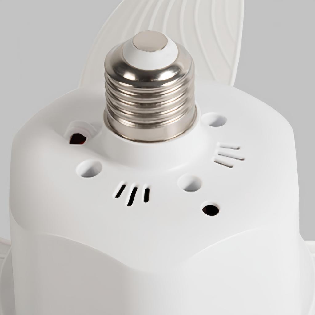 1pc Socket Fan Light Screw Ceiling Fans with Lights and Remote Easy Install Ceiling Fan Dimmable Socket Fan Ceiling