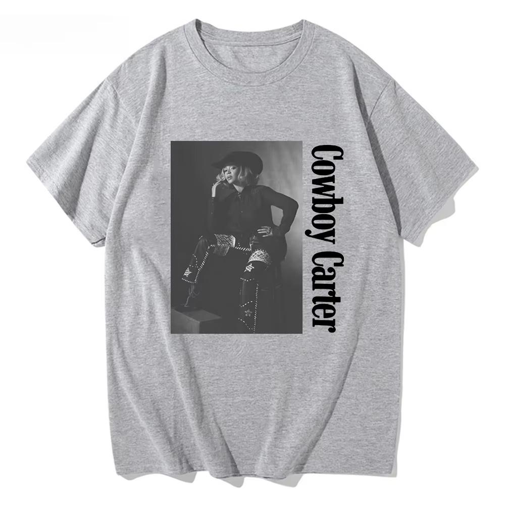 Beyoncé COWBOY CARTER TOUR 2026 Tshirt Cotton Summer Women Unisex Tshirts Short Sleeve Oneck Loose Teeshirt Unisex Tees Printed Top
