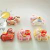 10Pcs Cartoon Cute Pony Resin Charms Fun Zodiac Horse Ornaments DIY Phone Case Refrigerator Magnet Hair Clip Accessories