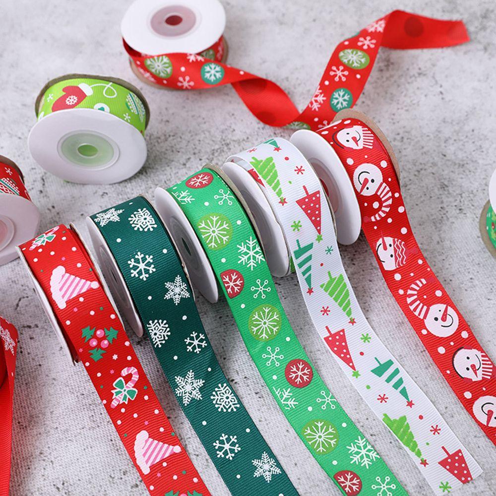 

Bowknot Handmade DIY Merry Christmas Xmas Gift Box Wrapping Christmasn Ribbon Grosgrain Ribbons Style 2