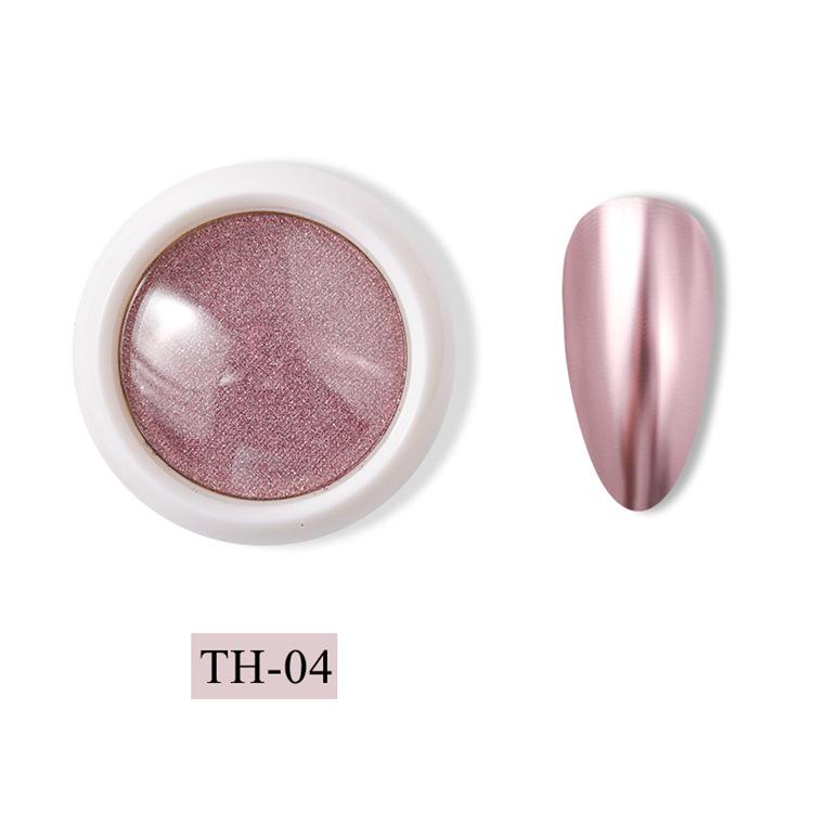 Rich Gold Titanium & Silver Mirror Powder: Rose Gold & Champagne Electroplated Solid Powder for Nail Art