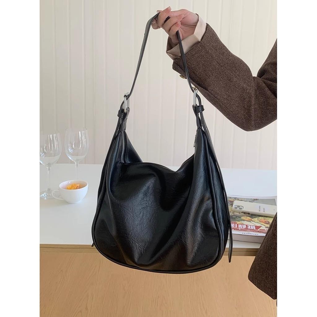 IELGY Premium Sense Large Capacity Retro Fashion Shoulder Large Capacity Versatile Tote Bag