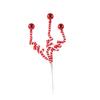 Plush Candy Cane Lollipop Twisty Stick Branch for Christmas Tree Decorations Holiday Flower Arrangement