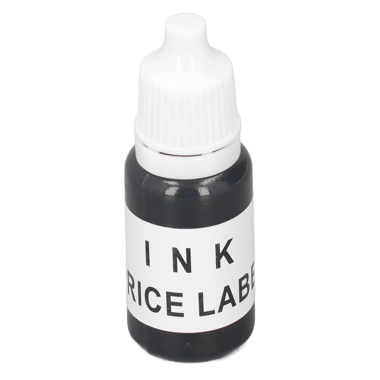 

10ML Price Labeler Ink Black Refill Carbon Ink Replacement for Labeling Machine Roller