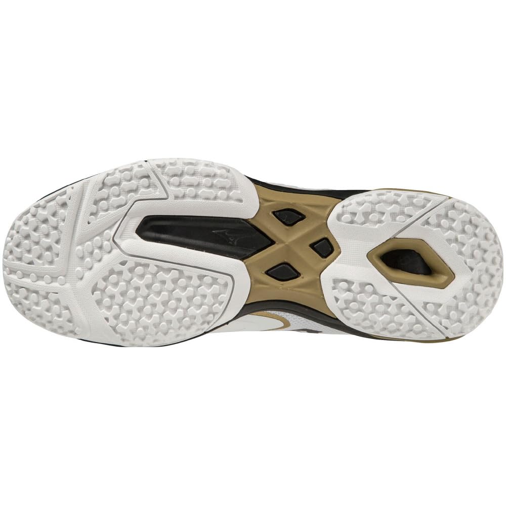Tennis Shoes Wave Exceedrite 2 OC White X Gold X Black Cm 4E [Mizuno] 27.0