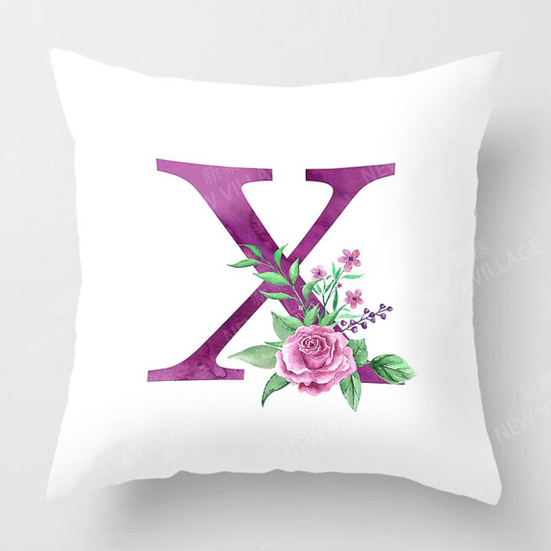 Nordic Fall Home Decor Autumn Throw Pillow Case Sofa Cushion Cover Modern 45X45Cm 45*45 50X50 60X60Cm 40*40Cm 35X35 Letter