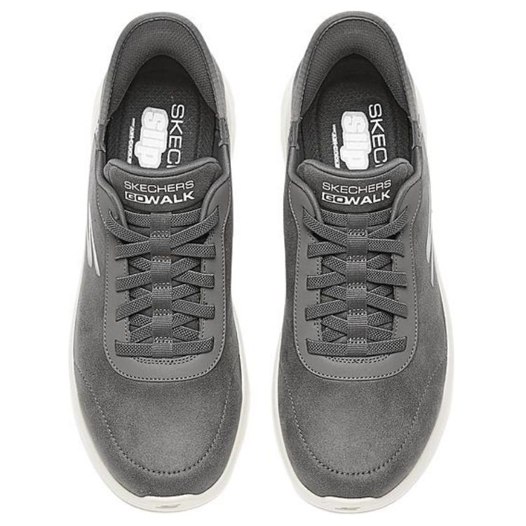 Skechers Go Walk Series Comfortable Wrap Low Top Casual Shoes Men Sneaker Gray 216326-GRY