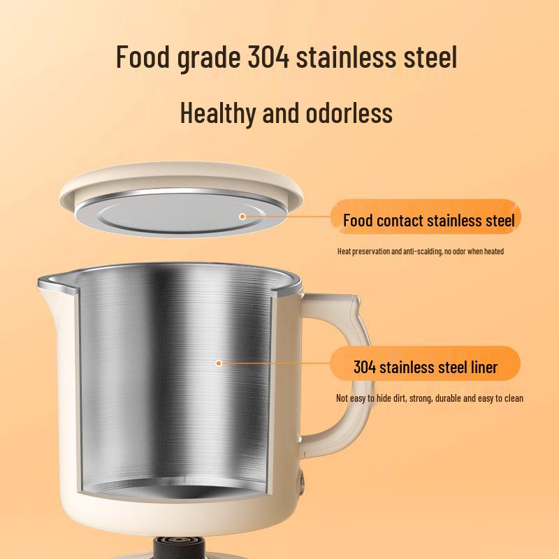 Xike Compact Folding Electric Kettle, Mini 304/316 Stainless Steel, Keep Warm Feature, Portable Design