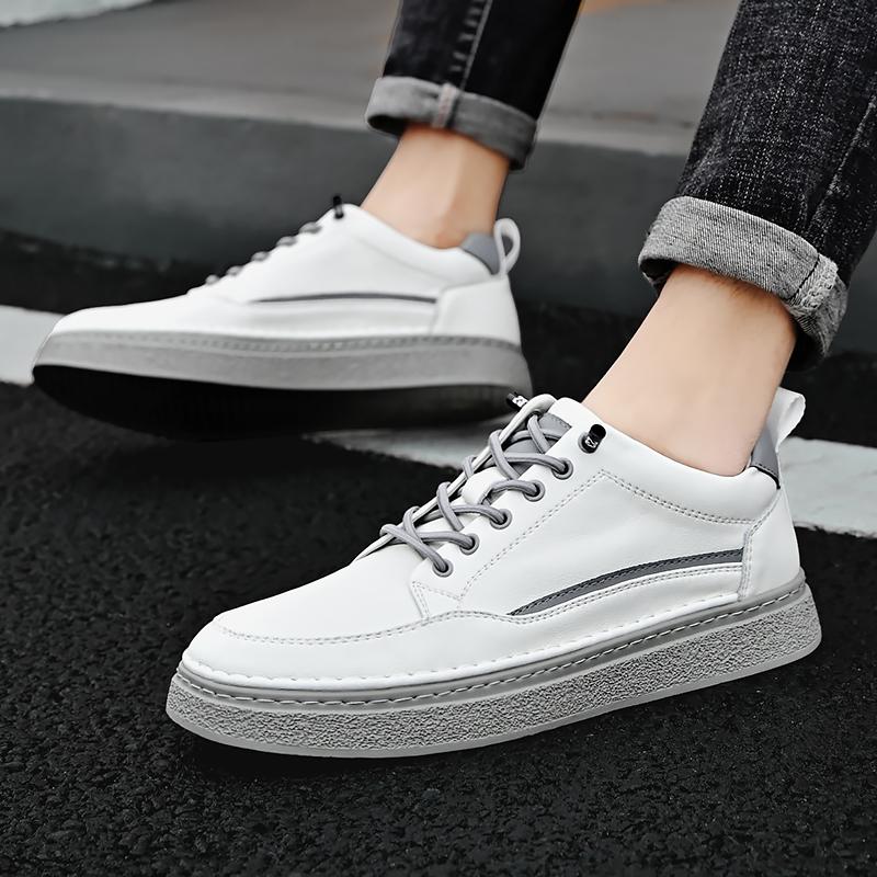 Fashion Color Matching Male Board Shoes Lace Up Outdoor Shoes for Men Vulcanize Shoes Hot Sale Man Sneakers Lightweight Men Casual Shoes