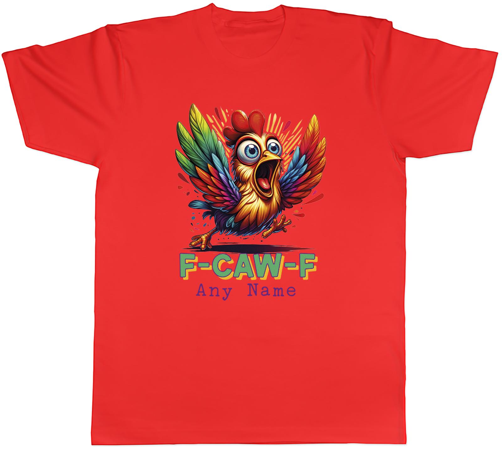 Personalised Any Name FCAWF Chicken Funny Mens TShirt Tee Gift Top S