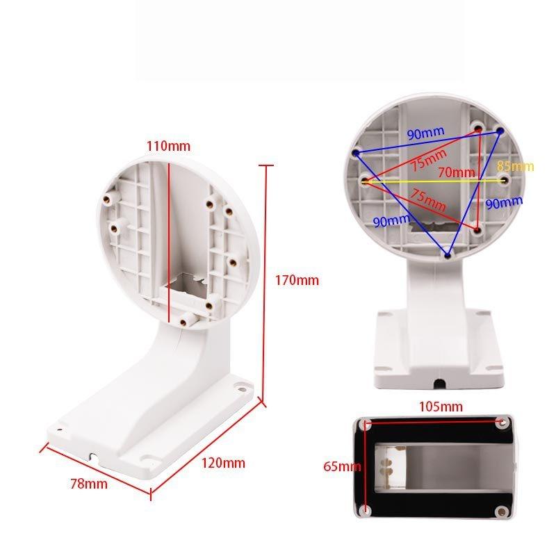 1 Set Wall Mount Home Office Dome Camera Bracket For Ip Dome Camera Ds-2Cd2132-I Ds-1258Zj Bracket For Hikvision