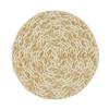 Plate Mat Jute Beige 38Cm Round