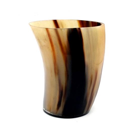Horn Tumblers Set of 5 Handmade Cups for Wine Beer Ale Safe, Unique Drink Cup. Norse Drinking Beer Mug 8,10oz Ox Horn