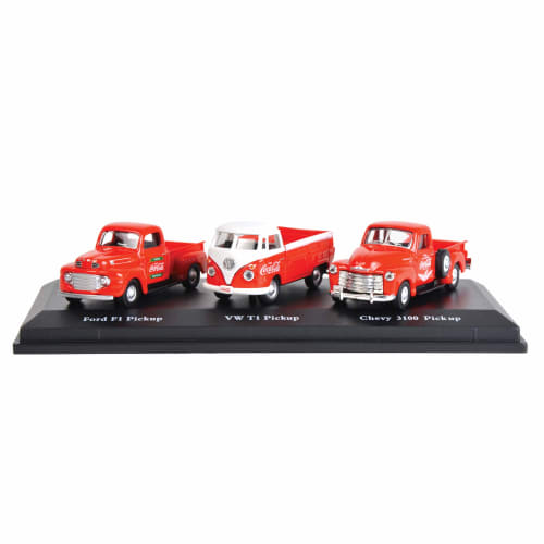 Coca-Cola Collectibles 1/72 Scale Classic Pickup Set (Complete)