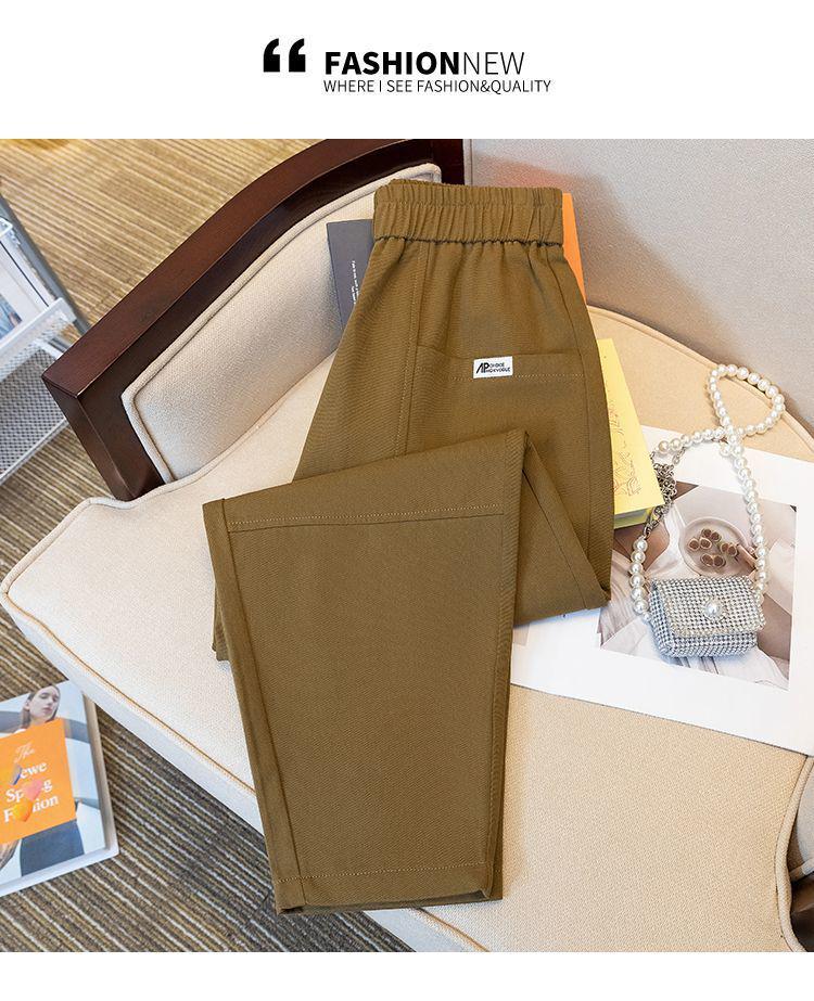 Pure Cotton Fleece/Unlined Harem Pants: Plus Size, Loose Fit, Slimming Carrot Style