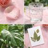 350pcs Clear Acrylic Water Droplets, Half Round Beads, Resin Dew Drop Beads Set for DIY Crafts, Scrapbooking, Card Making