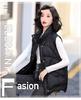 Women's Korean Style White Duck Down Vest - Autumn/Winter 2025, Short, Loose, Thickened, Versatile Sleeveless Outerwear