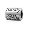 New 1pc Family Girl Boy Mom Dad Grandmother Bead Charm Fit European Charm Bracelets Jewelry Making Accessories