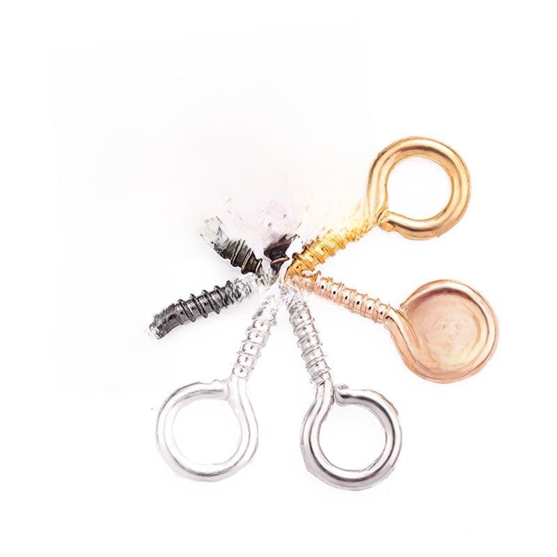 Șurub cu ochi de oaie cu perlă pentru bijuterii DIY: Cercei cu mărgele, Brățară, Accesoriu pandantiv