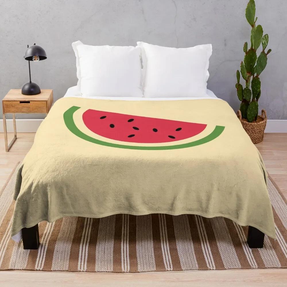 Coperta Morbida Anguria Rossa Matrimoniale Leggera in Pile di Flanella per Divano Letto Divano Viaggio Campeggio per Bambini Adulti