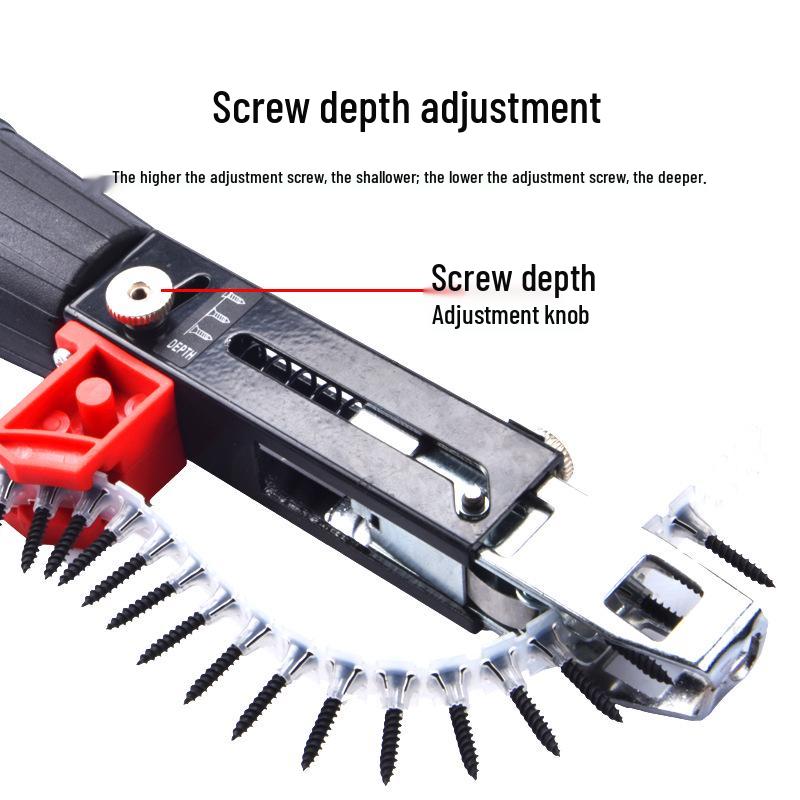 Chain Screw Nailer Electric Drill Adapter: Automatic Pneumatic Nail Feeding Gun Converter