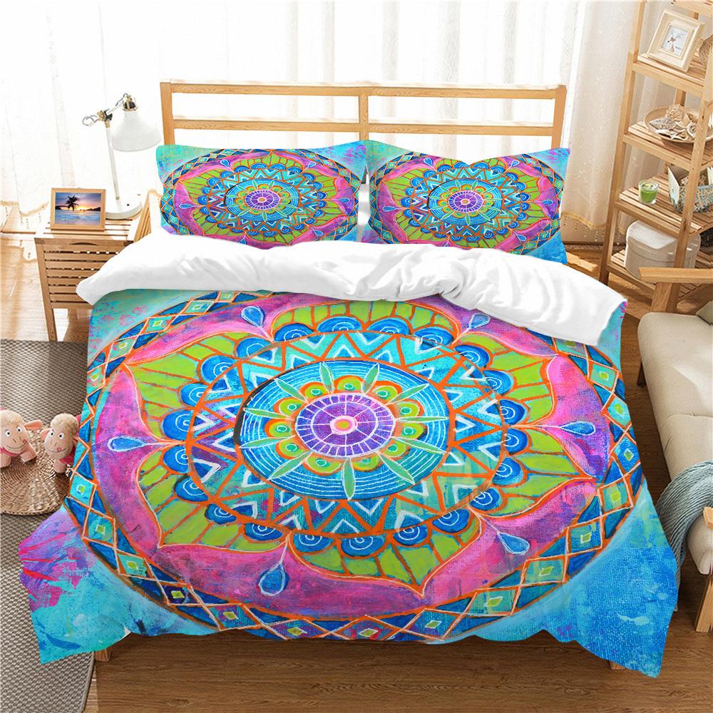 Bohemian Series Digital Printing Bedding Two Or Three Pieces Polyester