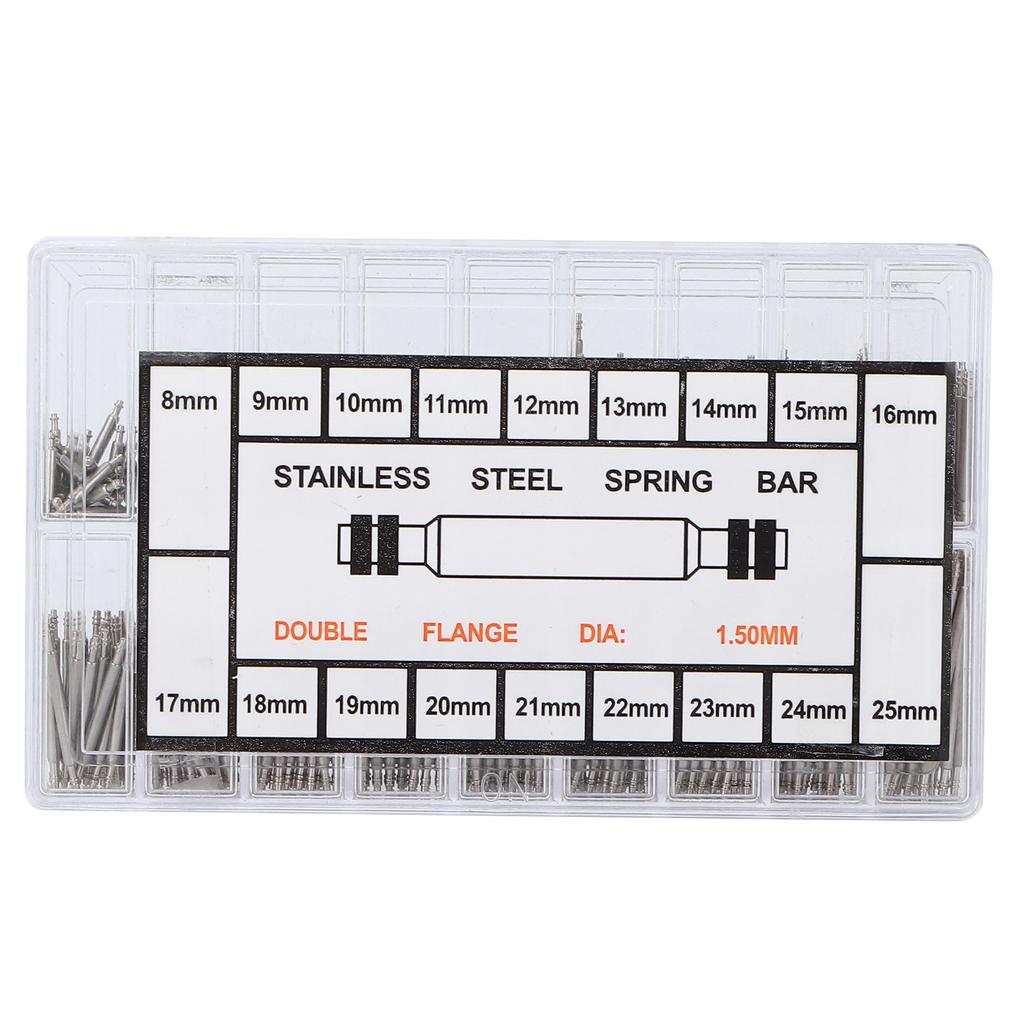 360pcs Strap Link Pins Watch Strap Quick Release Spring Bars for Watchband Replacement Watch Repair