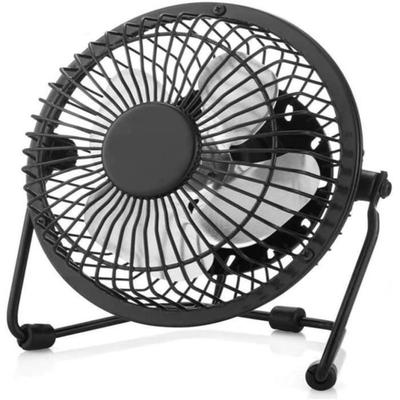 USB Desk Fan - Portable and Silent - Black - Sound Level 45 dB