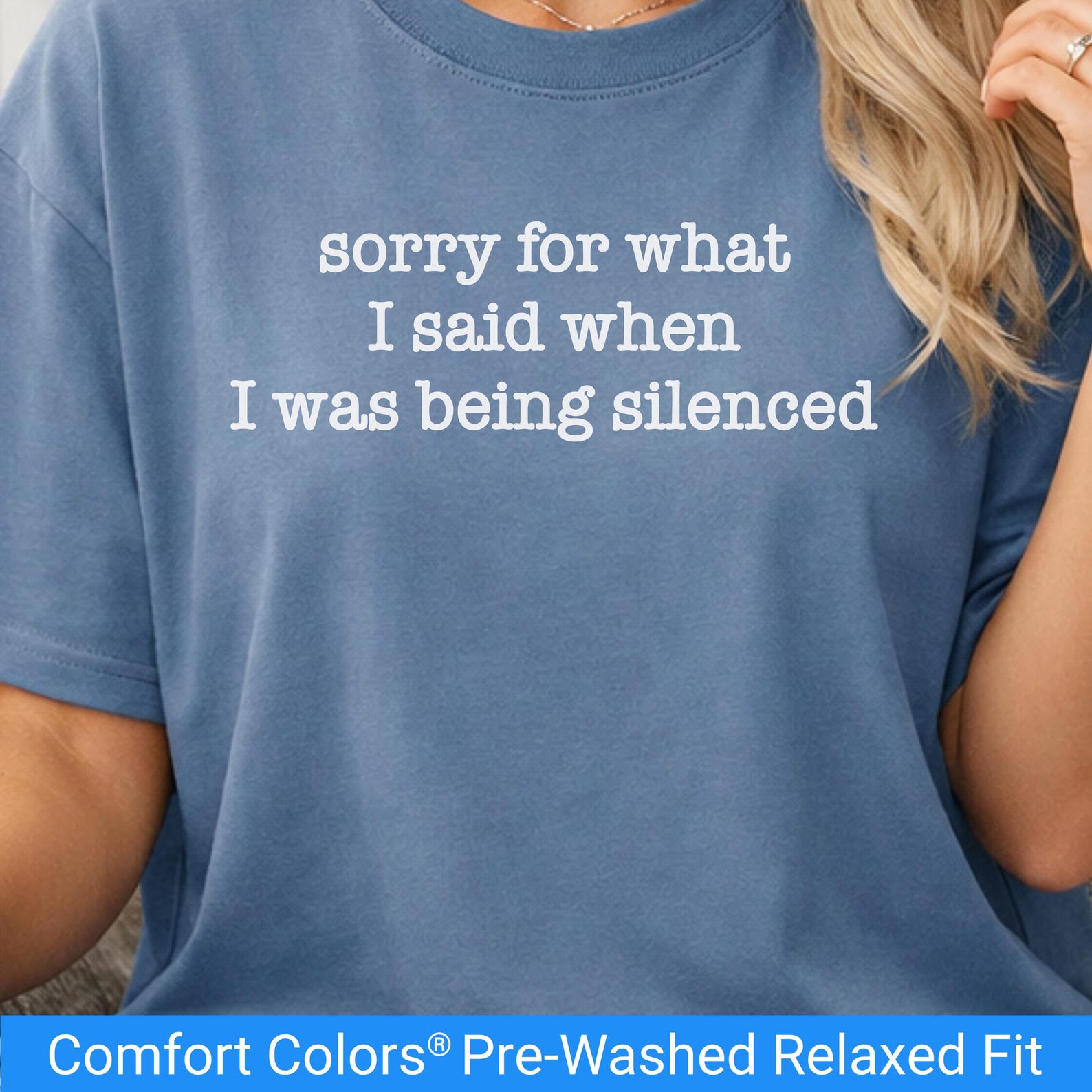 Sorry For What I Said Shirt, Funny Comfort Colors Feminist Tee, Womens Empowerment Shirt, Sarcastic Apology Tee, Gift Outspoken Woman 3XL