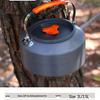 Portable Outdoor Aluminum Teapot and Coffee Kettle for Camping, Mountaineering, and Fireside Brewing.