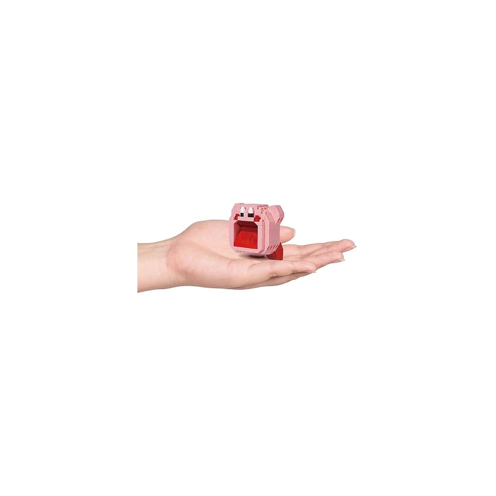 Kawada nanoblock Kirby Sucking 200 Pieces Building Set for Ages 12 and Up