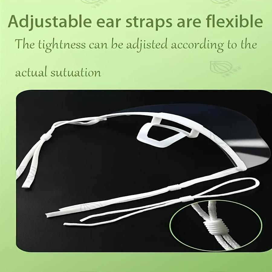 10 Pcs Anti-fog Mask, Put Saliva Transparent Hygiene and Safety Mask, Restaurant Catering, Beauty Store, Waiter Special. Individually Packaged