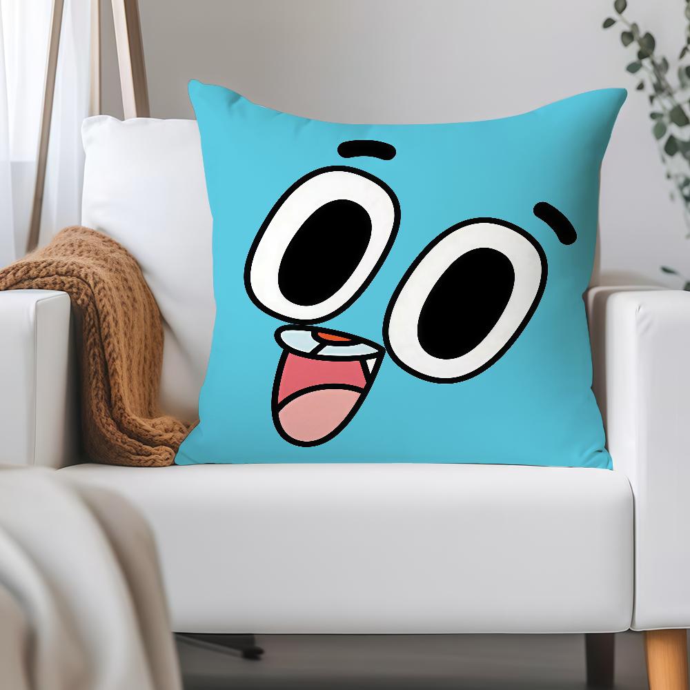 A-amazing W-world Of G-gumball Cartoon Pillow Case Applicable Space For Guest Rooms Interiors Cars Office House Decoration