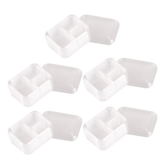 5Pcs Mini Lunch Boxes, Miniature 1:12 Scale Bento Box, Tiny Food Container with Lid for Doll Mansion Kitchen Accessories