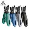 Slanted Nail Clippers Wide Jaw Opening Slanted Curved Nail Cutting Study Travel Slanted Toenail Trimmer Nail Cutter Trimmers