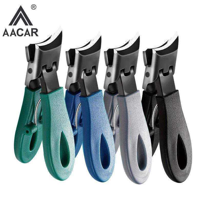Slanted Nail Clippers Wide Jaw Opening Slanted Curved Nail Cutting Study Travel Slanted Toenail Trimmer Nail Cutter Trimmers