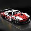 Racing building block toys, racing model building blocks 1:14 DIY sports car building block puzzles, children's gifts
