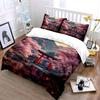 Cherry Blossom Landscape Decor Set Multiple Sizes Kid'S And Adults' Bedroom Exquisite 3Pc Bedding Set, Gift