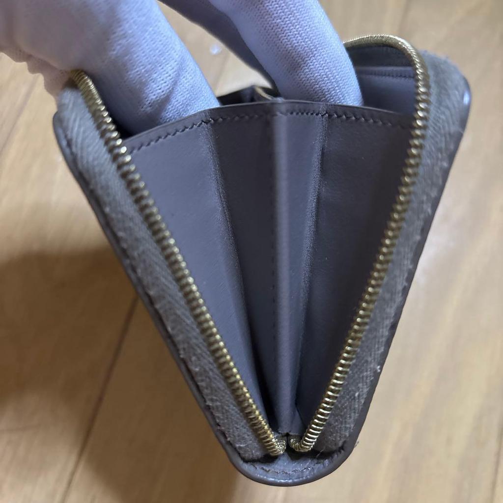 Used CELINE coin purse, coin case, round zipper
