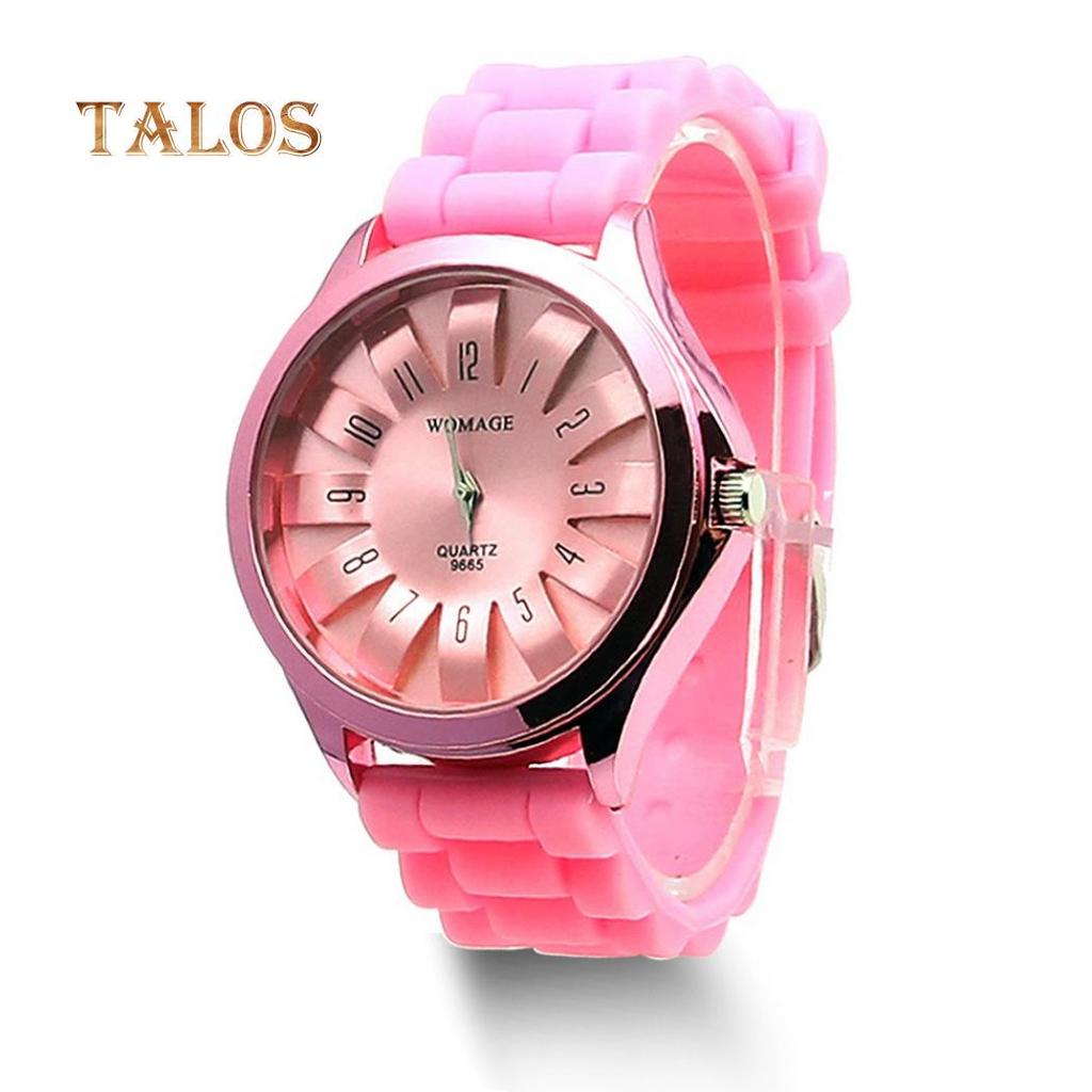 Bandă din silicon cu jeleu, cadran cu flori, ceas sport, bărbați, femei, cuarț, accesorii pentru bibelouri