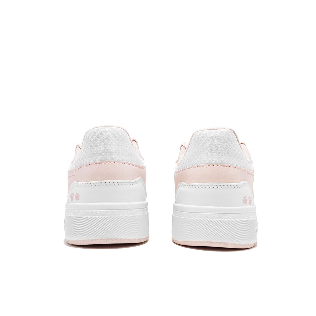 Adidas COURTBEAT Sweetie Cat Paw Artificial Leather Slip Resistant, Abrasion Resistant, Lightweight, Breathable Low top KI6785(Team1143-)