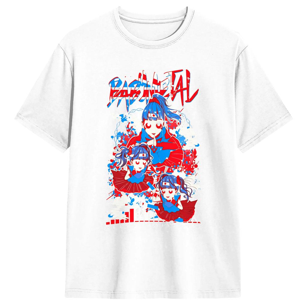 Babymetal World Tour 2026 T Shirt Beach  Cotton T Shirts For Male Hipster Design Tee Shirt ShortSleeved Streetwear Clothing