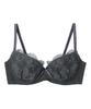 Bra with Side Smoothing Fits Up To G Plus Size BLH390 GY B65 Amphi/Wacoal Bra, Push-Up [BLH390 Series], Cup, Bra,