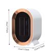 Fast Heat Heating Warm Air Blower Oval Electric Heater Mini Hot Air Fan  Bedroom